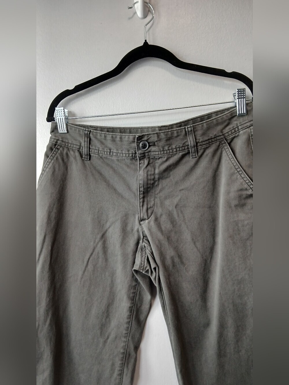 Eddie Bauer Curvy Straight Legendwash Pants Womens 8L Granola Girl Minimalist - Picture 2 of 7